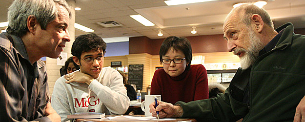 [Lorne Trottier at the booksigning]